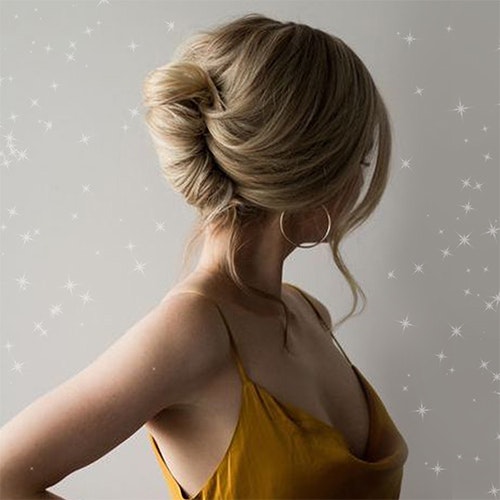 Easy Christmas party updos